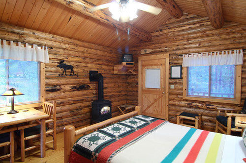 Silverwolf Log Chalets Coram Luaran gambar